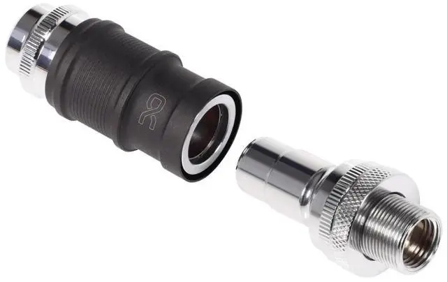 Alt view image 2 of 7 - Alphacool ES Quick Release BLH1A PushIn Set IT-IT with Bulkhead Fitting (13877)