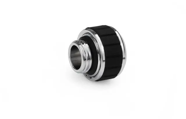 Alt view image 3 of 6 - Alphacool Apex Grip 13/10mm G1/4 SoftTube Fitting - Chrome - 6 Pack, Brass (14921)