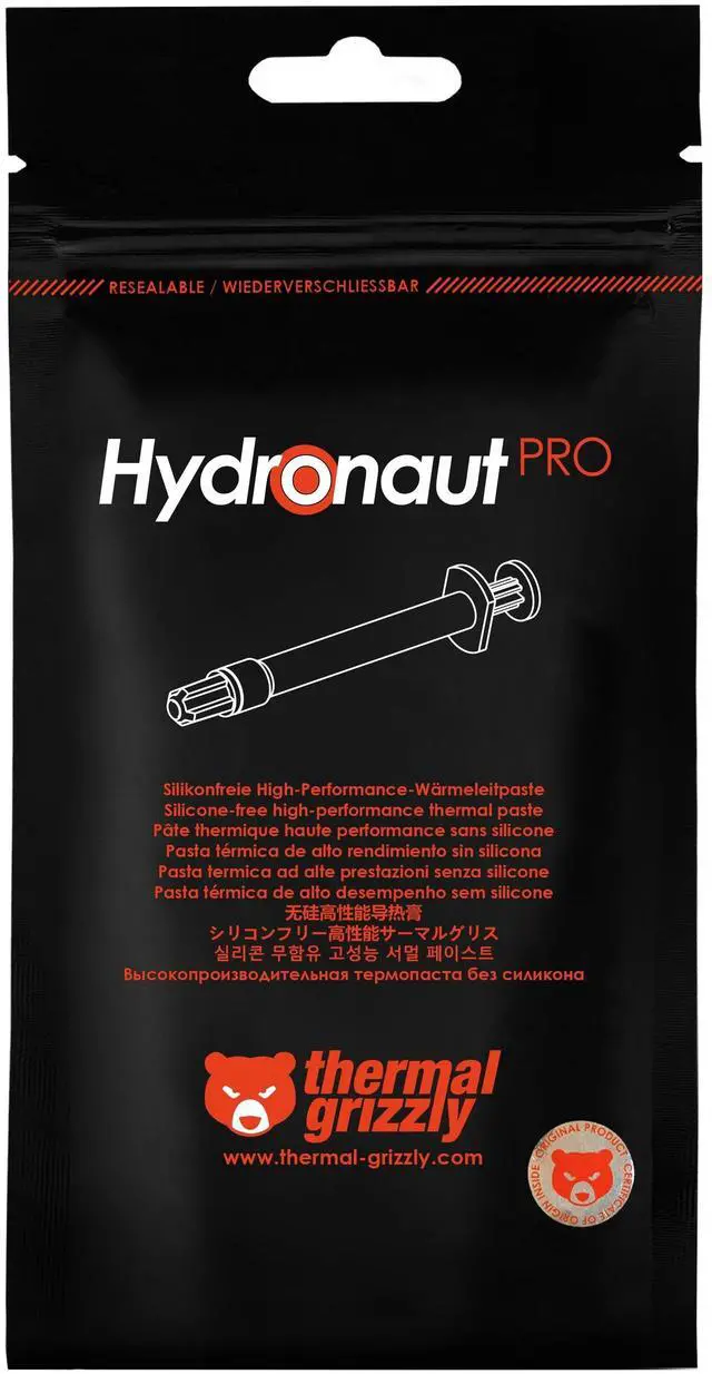 Alt view image 2 of 7 - Thermal Grizzly Hydronaut Pro - 2g - Yellow (TG-HP-002-R)