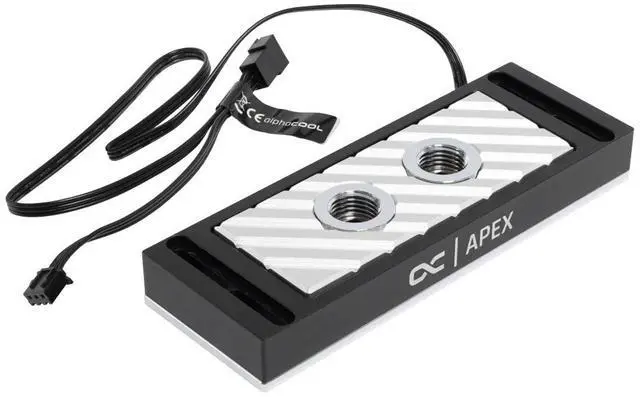 Alt view image 6 of 7 - Alphacool Apex RAM X4 Water Cooler - Silver (13781)