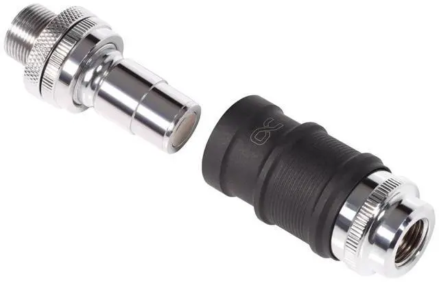 Alt view image 6 of 7 - Alphacool ES Quick Release BLH1A PushIn Set IT-IT with Bulkhead Fitting (13877)