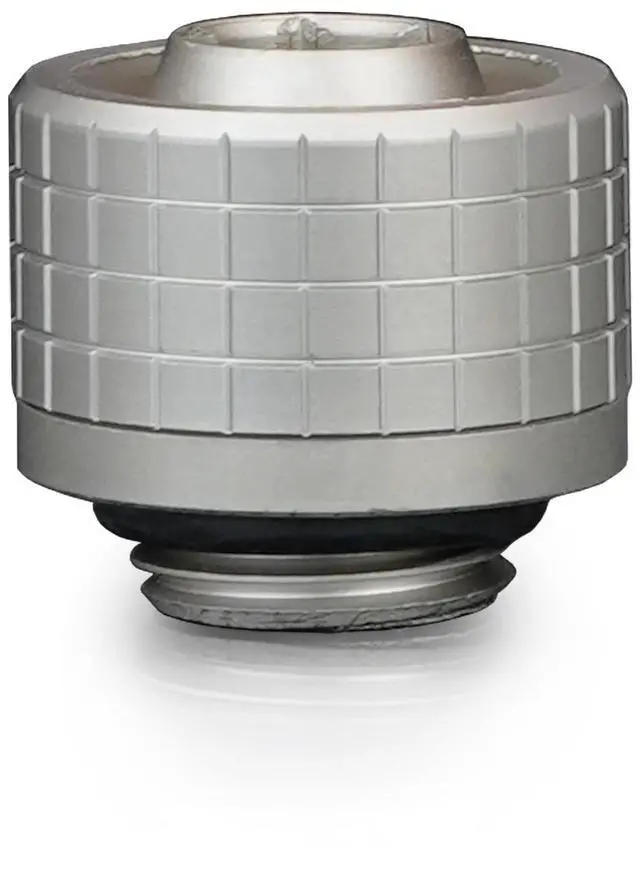 Alt view image 2 of 7 - Thermal Grizzly DeltaMate 16/10mm SoftTube Compression Fitting - ST16 - Matt Nickel - 6 Pack, G1/4, Brass (TG-DM-FIT-6201)