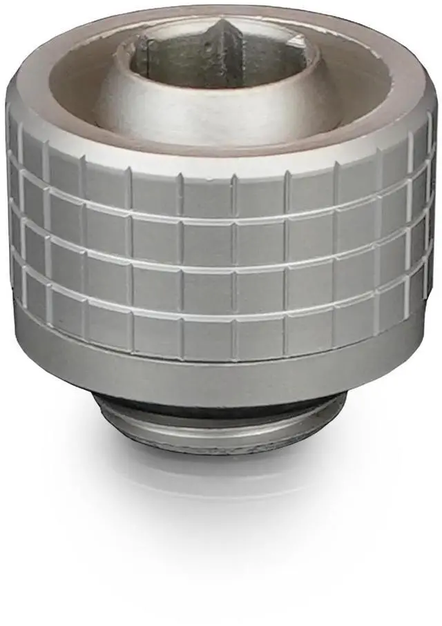 Alt view image 3 of 7 - Thermal Grizzly DeltaMate 16/10mm SoftTube Compression Fitting - ST16 - Matt Nickel - 6 Pack, G1/4, Brass (TG-DM-FIT-6201)