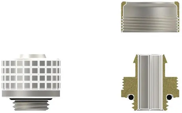 Alt view image 4 of 7 - Thermal Grizzly DeltaMate 16/10mm SoftTube Compression Fitting - ST16 - Matt Nickel - 6 Pack, G1/4, Brass (TG-DM-FIT-6201)