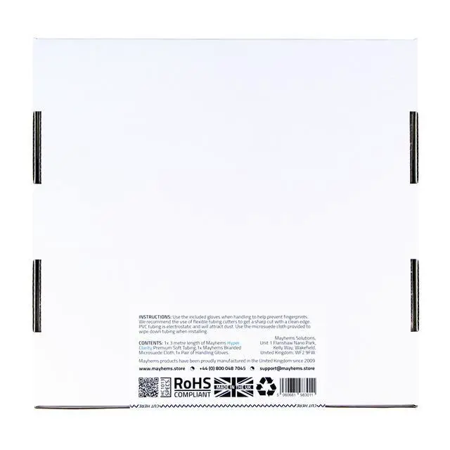 Alt view image 4 of 7 - Mayhems Soft Tubing - Hyper Clarity PVC - 13/10mm - 3m Retail Box (MSTHC10133M)