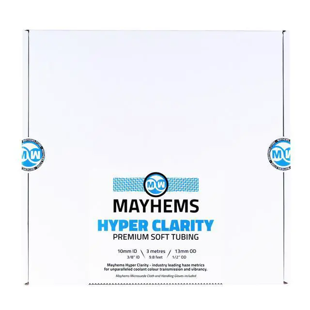 Alt view image 5 of 7 - Mayhems Soft Tubing - Hyper Clarity PVC - 13/10mm - 3m Retail Box (MSTHC10133M)