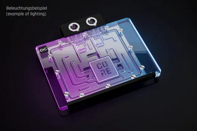 Alt view image 3 of 7 - Alphacool Core Geforce RTX 5080 Suprim + Vanguard Waterblock with Backplate (10265)