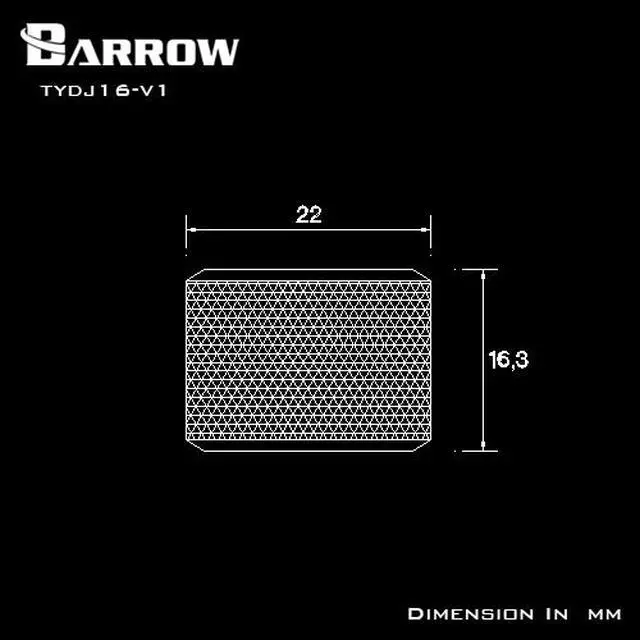 Alt view image 2 of 3 - Barrow Multi-Link Coupler Adapter - 16mm OD Rigid Tube - Silver (TYDJ16-V1-Silver)