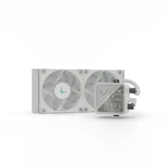 Alt view image 2 of 7 - Valkyrie V240 Lite ARGB All-in-One CPU Liquid Cooler - White (VK-AIOVL240W)