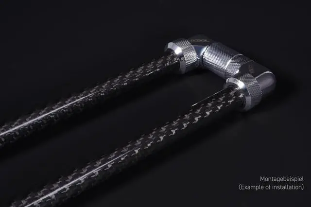 Alt view image 4 of 7 - Alphacool Carbon HardTube 13mm 4x 80cm (18657)