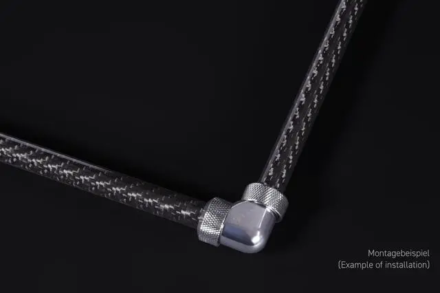 Alt view image 5 of 7 - Alphacool Carbon HardTube 13mm 4x 80cm (18657)