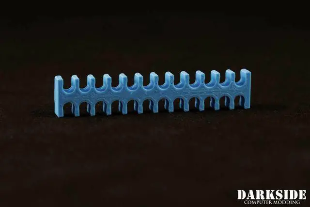 Alt view image 5 of 7 - Darkside 24-Pin Cable Management Holder - Aqua Blue (3DS-0106)