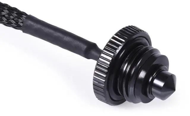 Alt view image 4 of 7 - Alphacool Eiszapfen Temperature Sensor Flat Fitting G1/4 - Black (17596)