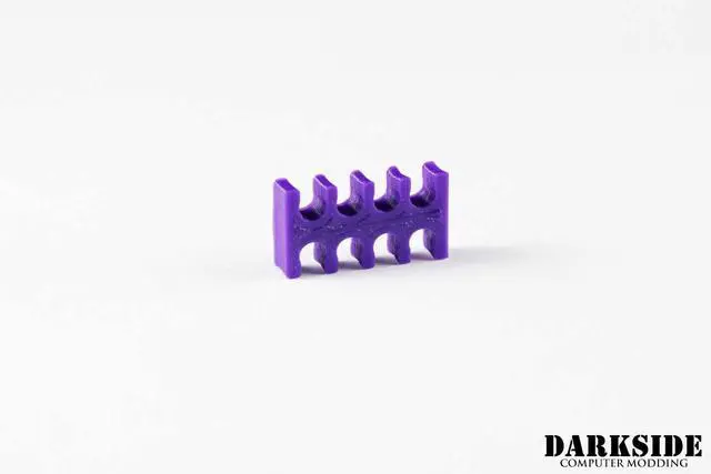 Alt view image 7 of 7 - Darkside 8-Pin Cable Management Holder - Dark Purple (3DS-0116)