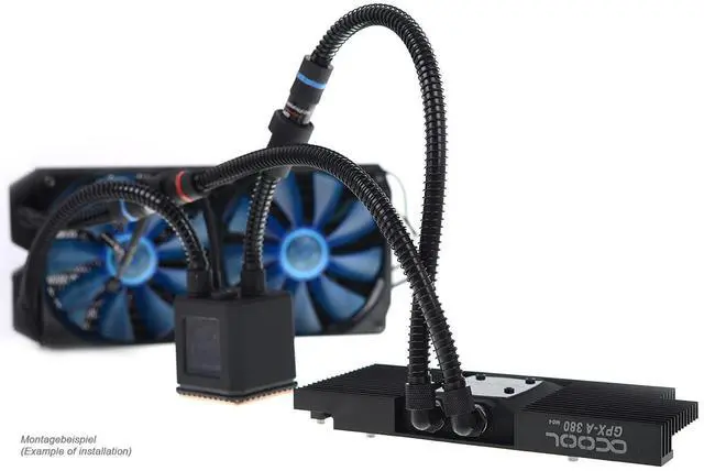 Alt view image 8 of 13 - Alphacool Eisbaer Quick-Connect Extension Kit
