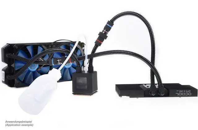 Alt view image 9 of 13 - Alphacool Eisbaer Quick-Connect Extension Kit