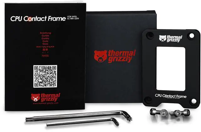 Alt view image 12 of 14 - Thermal Grizzly - CPU Contact Frame Intel 13th & 14th Generation - for Optimized CPU Contact Pressure to Improve The Cooling Performance - Easy Install
