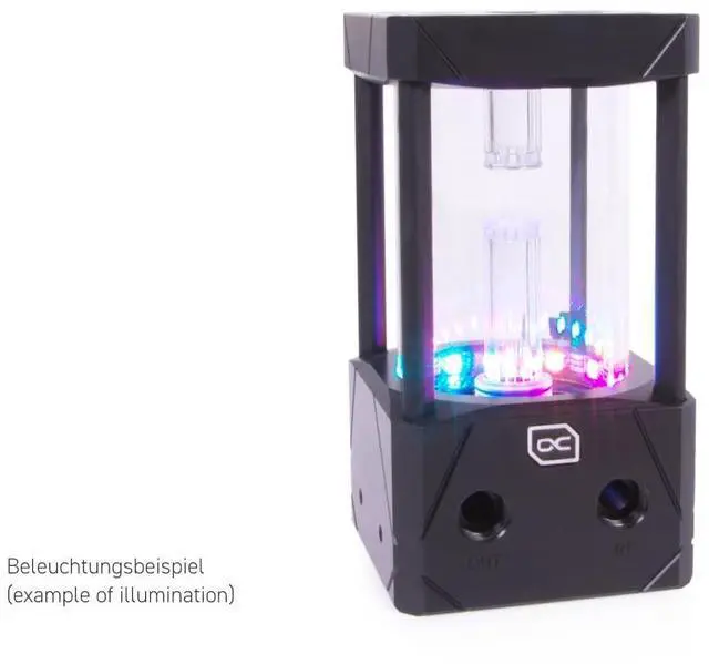 Alt view image 2 of 7 - Alphacool Eisbecher Aurora D5 Acetal/Glass - 150mm incl. Alphacool VPP Apex D5 (13327)