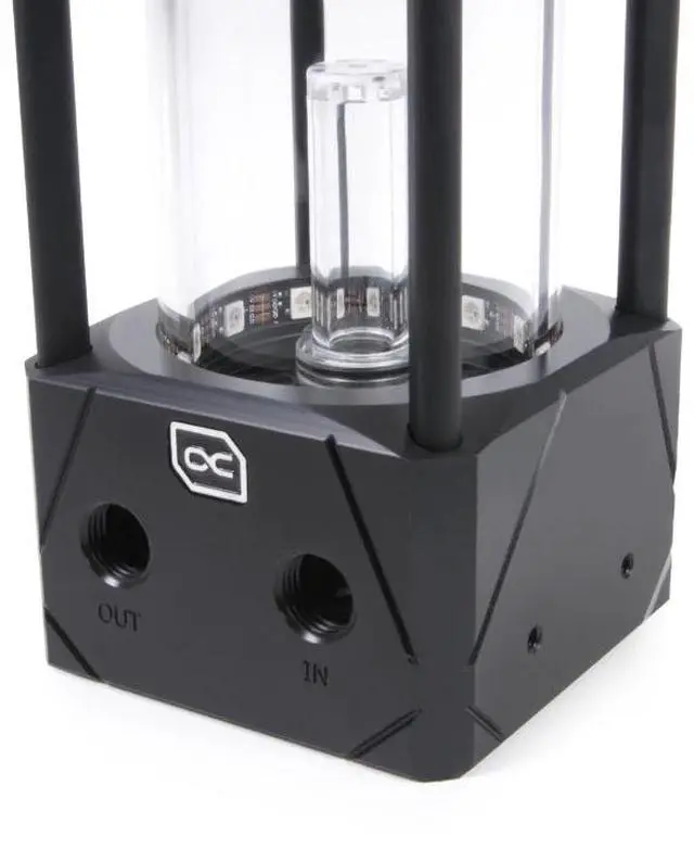 Alt view image 4 of 7 - Alphacool Eisbecher Aurora D5 Acetal/Glass - 150mm incl. Alphacool VPP Apex D5 (13327)