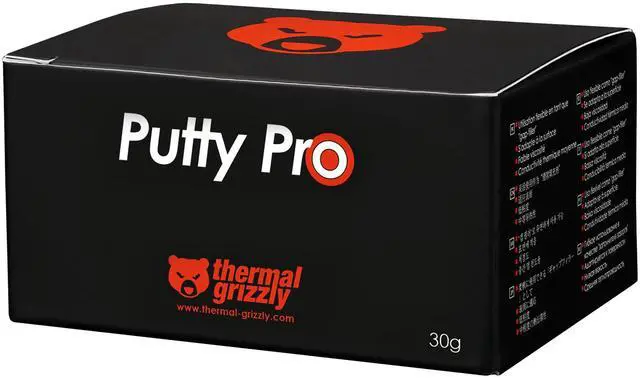Alt view image 17 of 20 - Thermal Grizzly TG-P-P-030 TG Putty Pro High-Performance Electrically Non-Conductive Thermal Putty for GPU and PCB Applications, 30g