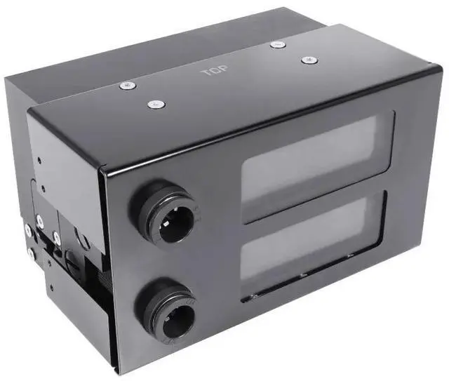 Alt view image 2 of 7 - Alphacool ES 2U Reservoir VPP/D5 with Flow/Temperature Sensor (13741)