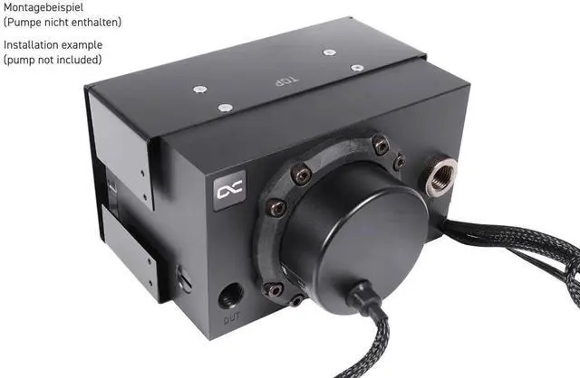 Alt view image 3 of 7 - Alphacool ES 2U Reservoir VPP/D5 with Flow/Temperature Sensor (13741)