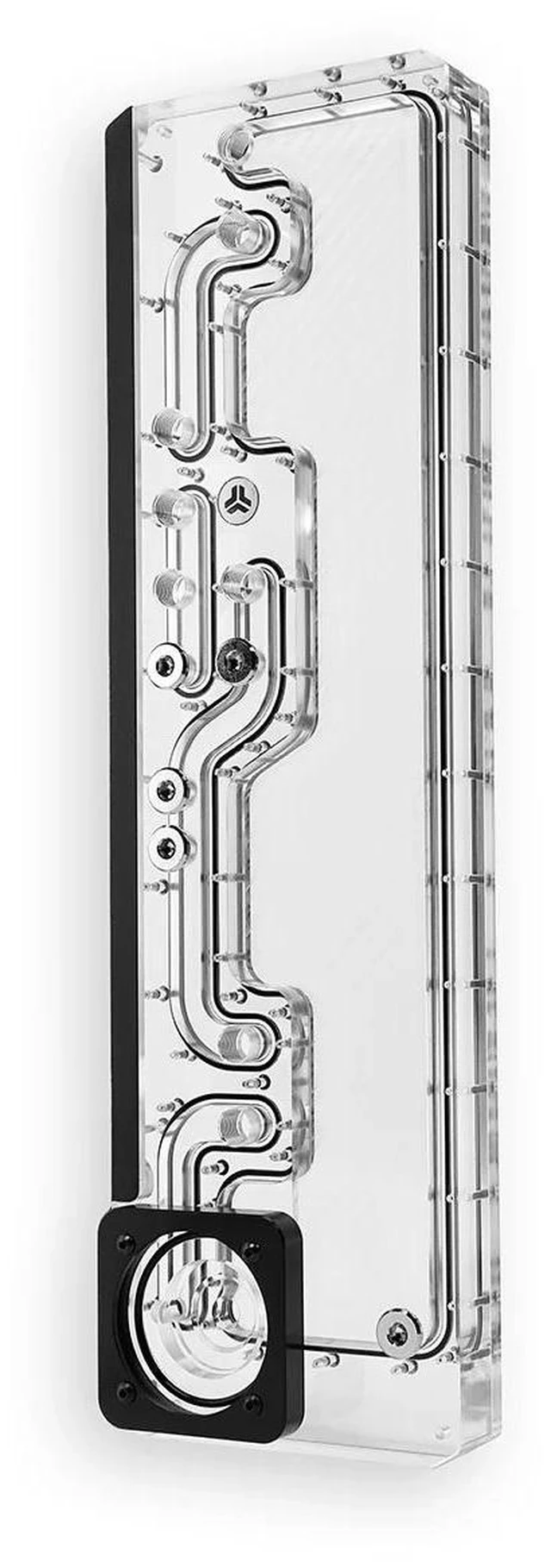 Alt view image 2 of 7 - Stealkey Customs DIS-PRO D-RGB Distroplate for Corsair 7000D (SW10163)