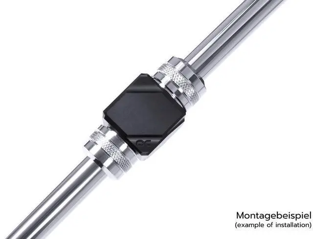 Alt view image 3 of 7 - Alphacool Temperature Sensor Square Acetal - Black (17555)