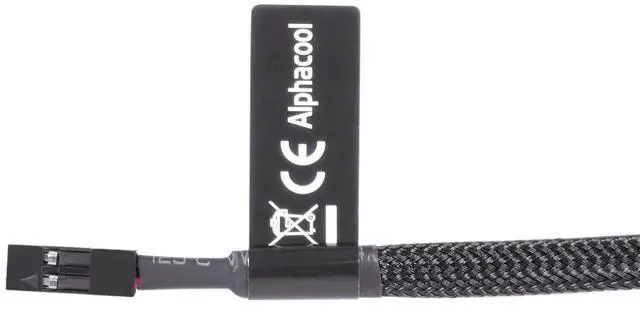 Alt view image 5 of 7 - Alphacool Temperature Sensor Square Acetal - Black (17555)