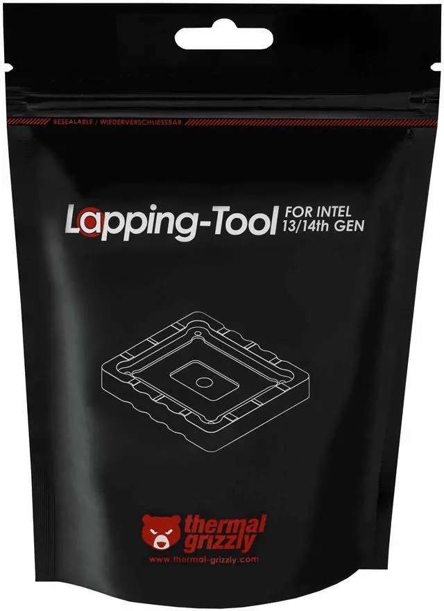 Alt view image 7 of 8 - Thermal Grizzly TG-LT-i13G Lapping Tool for Intel 13th & 14th Gen Processors