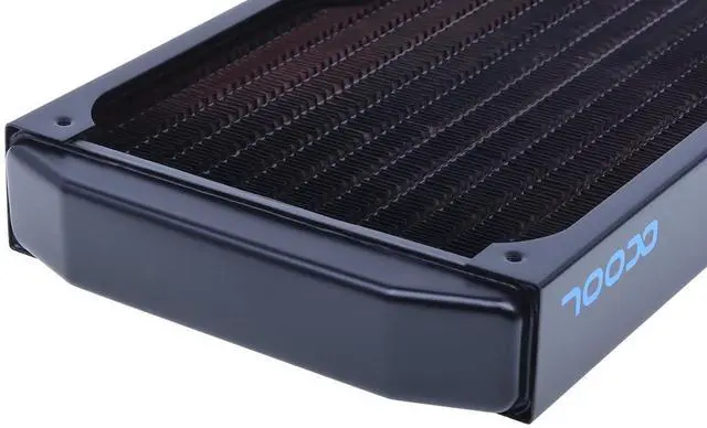 Alt view image 9 of 13 - Alphacool NexXxos ST30 Industry HPC Series 360mm Radiator, Black, 120mm, G1/4, 30mm (14249)