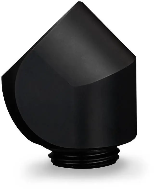 Alt view image 4 of 7 - Thermal Grizzly DeltaMate Rotary Fitting - 45° - Black, G1/4, Brass (TG-DM-FIT-0015)
