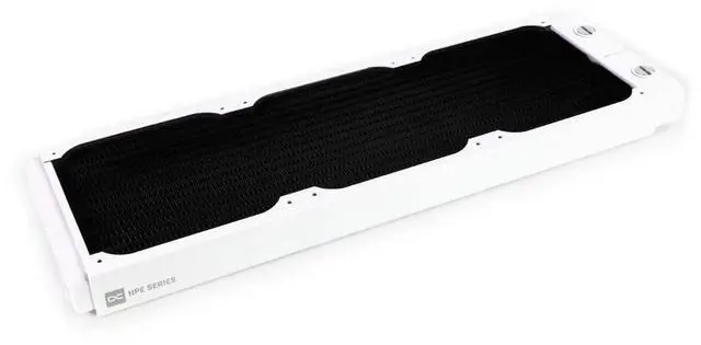 Alt view image 3 of 7 - Alphacool HPE-30 Full Copper 360mm Radiator - White (10225)