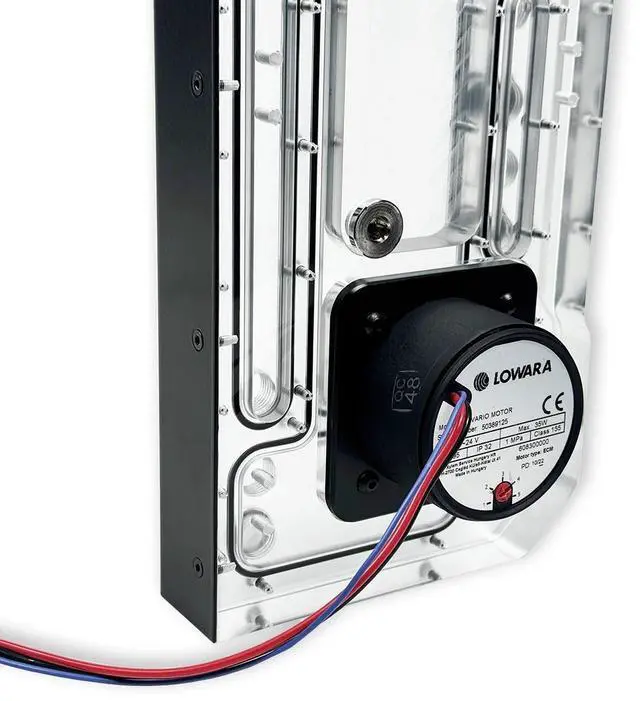 Alt view image 2 of 7 - Stealkey Customs Crossflow II D-RGB Distroplate for Lian Li PC-O11 EVO RGB (SW10156)