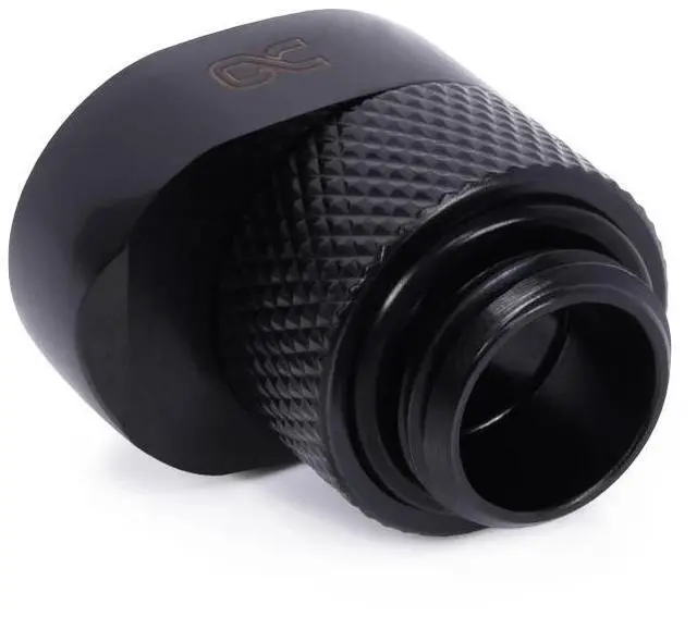 Alt view image 4 of 8 - Alphacool Eiszapfen 8mm Offset Fitting Rotatable G1/4 OT to G1/4 IT - Black (17604)