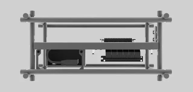 Alt view image 3 of 7 - XWORKS 70 xFrame Small Form Factor Open Air Case (XWK-0002)