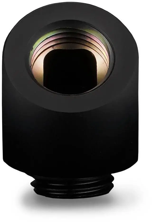 Alt view image 3 of 7 - Thermal Grizzly DeltaMate Rotary Fitting - 45° - Black, G1/4, Brass (TG-DM-FIT-0015)