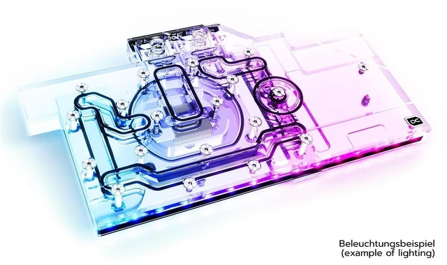Alt view image 3 of 6 - Alphacool Eisblock Aurora Acryl GPX-N Geforce RTX 3080/3090 iGame with Backplate (13047)