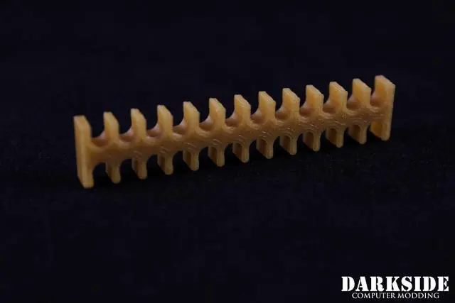 Alt view image 3 of 5 - Darkside 24-Pin Cable Management Holder - Gold (3DS-0014)