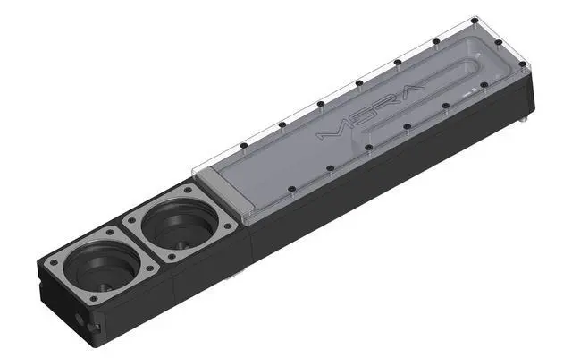 Alt view image 5 of 7 - Watercool MO-RA IV Tank D5 Expansion (26055)