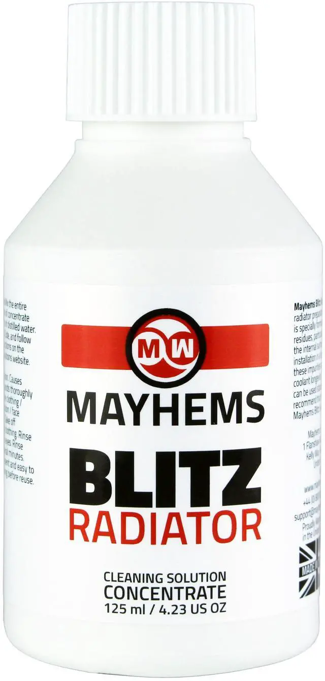 Alt view image 6 of 7 - Mayhems - PC Cleaning Kit - Blitz Radiator - Radiator Cleaning | For Initial Setup and Coolant Change (MBKR)