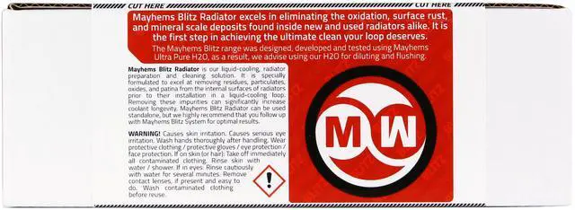 Alt view image 4 of 7 - Mayhems - PC Cleaning Kit - Blitz Radiator - Radiator Cleaning | For Initial Setup and Coolant Change (MBKR)