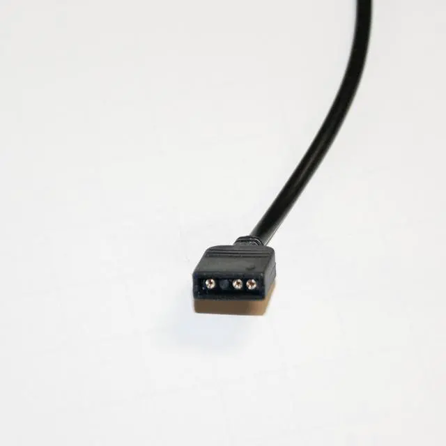 Alt view image 3 of 3 - ModMyMods 3-Pin Female Addressable RGB LED Strip 50cm Extension Cable - Black (MOD-0281)