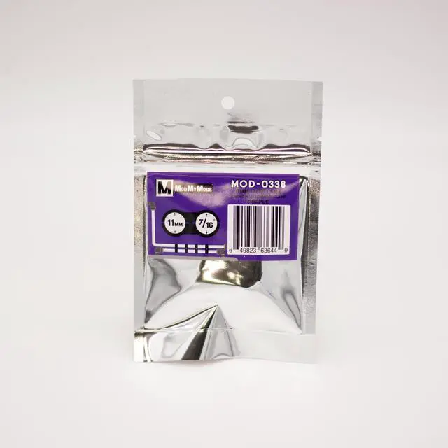 Alt view image 4 of 7 - ModMyMods ModClamp - 11mm (7/16") AN 4 Tubing Management Clamp - Purple (MOD-0338)