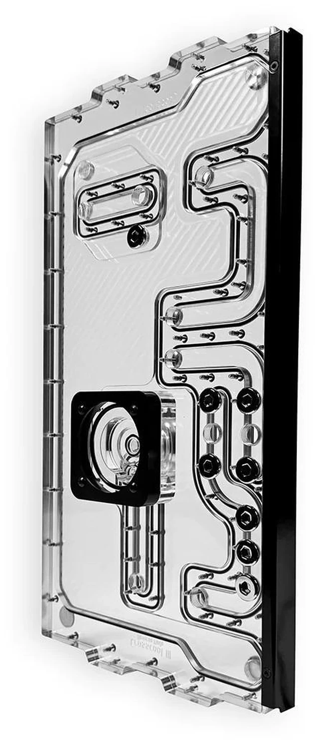 Alt view image 3 of 7 - Stealkey Customs Crosscool III D-RGB Distroplate for Lian Li O11 DYNAMIC EVO (SW10160)