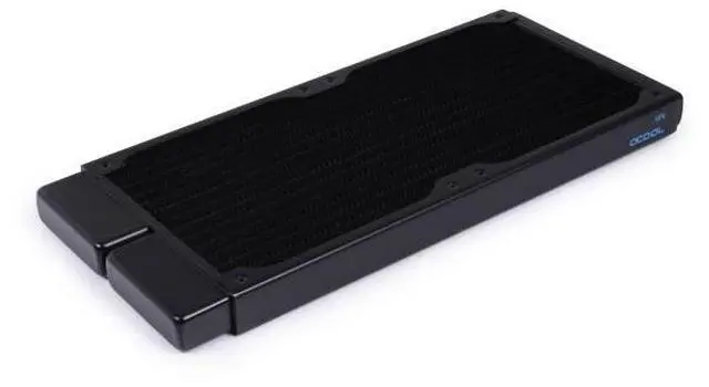 Alt view image 2 of 7 - Alphacool NexXxoS HPE-30 Full Copper 240mm Radiator, 120mm, G1/4, 20mm, Black (14376)