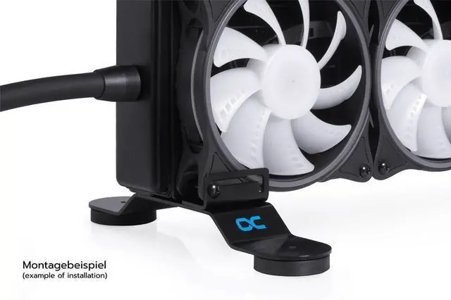 Alt view image 4 of 7 - Alphacool Rise Aurora 120 mm fan (120x120x25mm), Stainless Steel (24836)