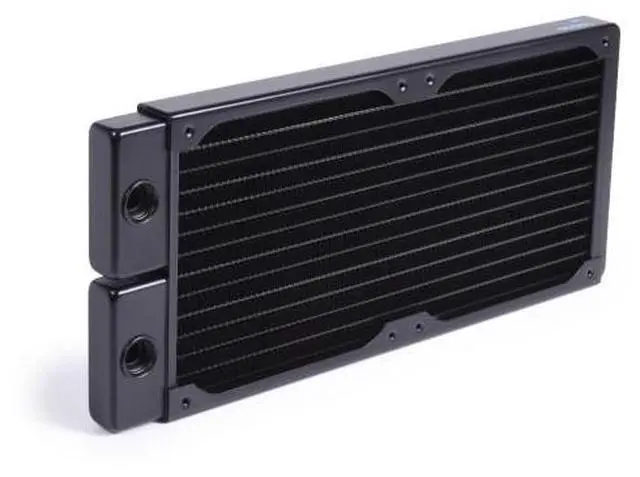 Alt view image 5 of 7 - Alphacool NexXxoS HPE-30 Full Copper 240mm Radiator, 120mm, G1/4, 20mm, Black (14376)