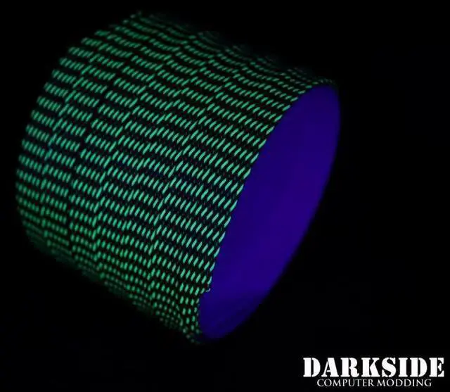 Alt view image 2 of 4 - DarkSide 10mm (3/8") High Density SATA Cable Sleeving - Commando II (DS-0761)