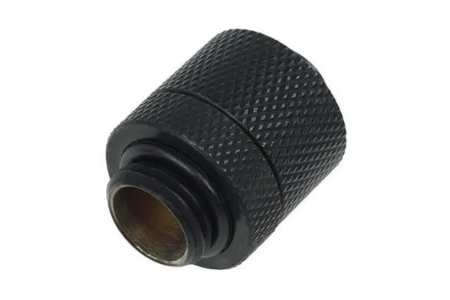 Alt view image 5 of 13 - Alphacool G1/4 3/8"ID x 1/2"OD Compression Fitting - Deep Black (17078)